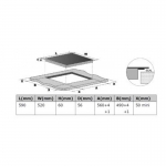 Rosieres RES77D 59厘米 嵌入式四頭電磁爐